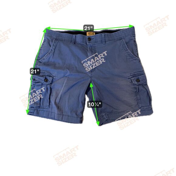 Foundry Cargo Shorts Mens 42 Blue Comfort Stretch Casual Utility Pockets Summer - Picture 2 of 7